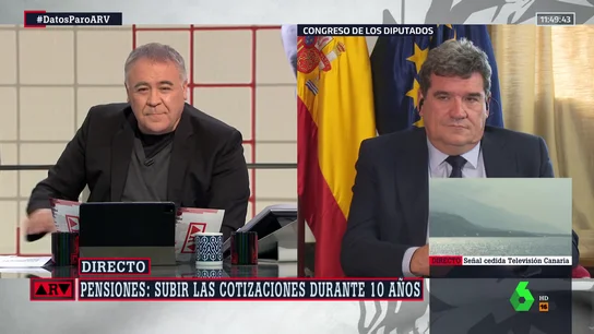 Escrivá defiende su propuesta sobre las pensiones: "Este mecanismo no recorta nada, solo crea una válvula de seguridad" Escrivá defiende su propuesta sobre las pensiones: "Este mecanismo no recorta nada, solo crea una válvula de seguridad"