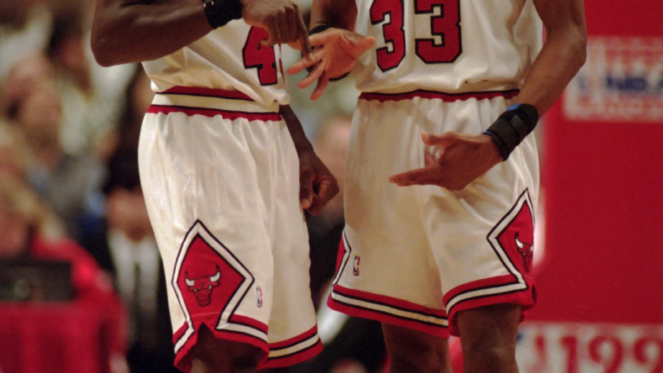 Michael Jordan y Scottie Pippen