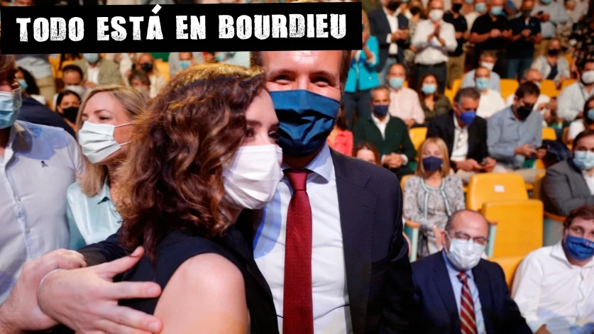 Isabel Díaz Ayuso junto a Pablo Casado