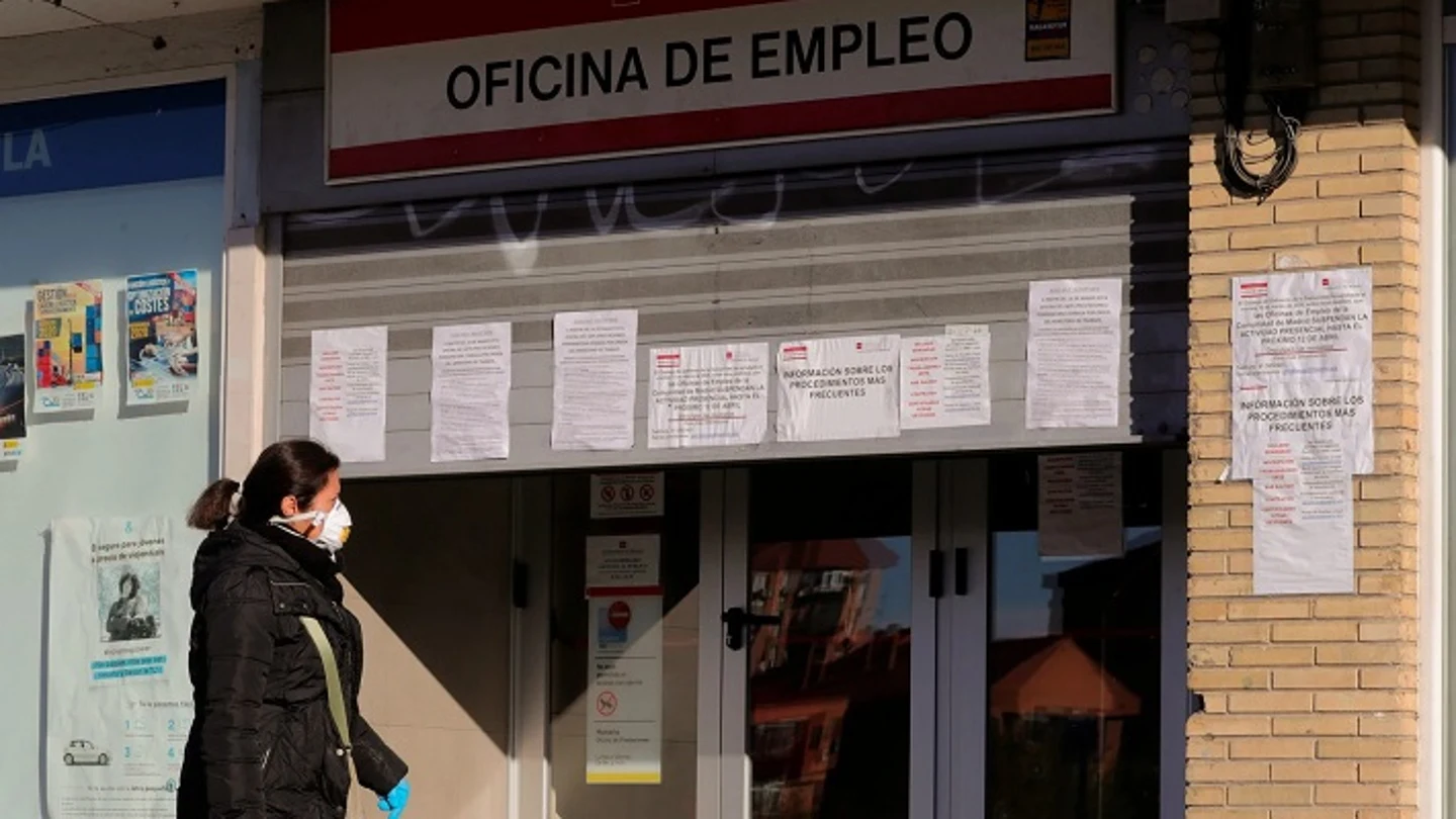 Una oficina de empleo Una oficina de empleo