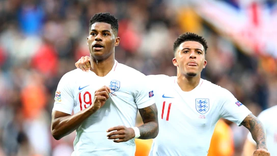 Marcus Rashford y Jadon Sancho Marcus Rashford y Jadon Sancho