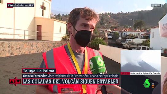 Octavio Fernández, vicepresidente de la Federación Canaria de Espeleología