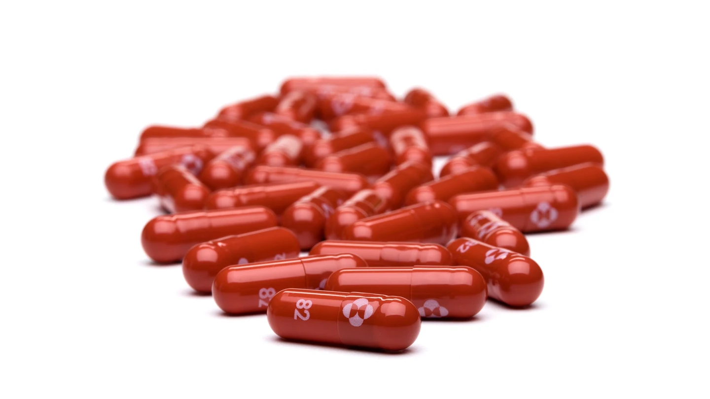 Pastillas de molnupiravir, fármaco contra el Covid-19 Pastillas de molnupiravir, fármaco contra el Covid-19