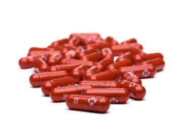 Molnupiravir pills, drug against Covid-19