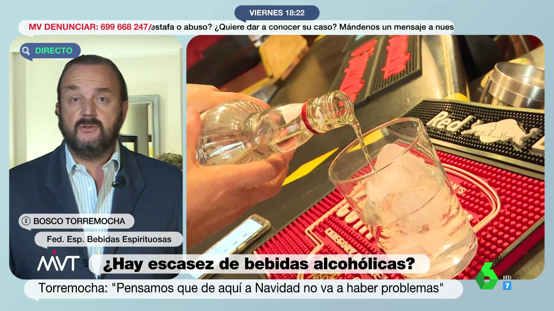 ¿Hay riesgo de falta de bebidas alcohólicas para Navidad?