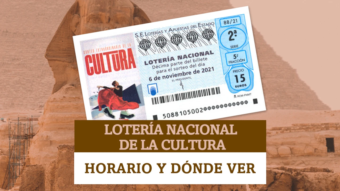 Sorteo Extraordinario de Lotería Nacional de la Cultura: Horario y dónde ver Sorteo Extraordinario de Lotería Nacional de la Cultura: Horario y dónde ver