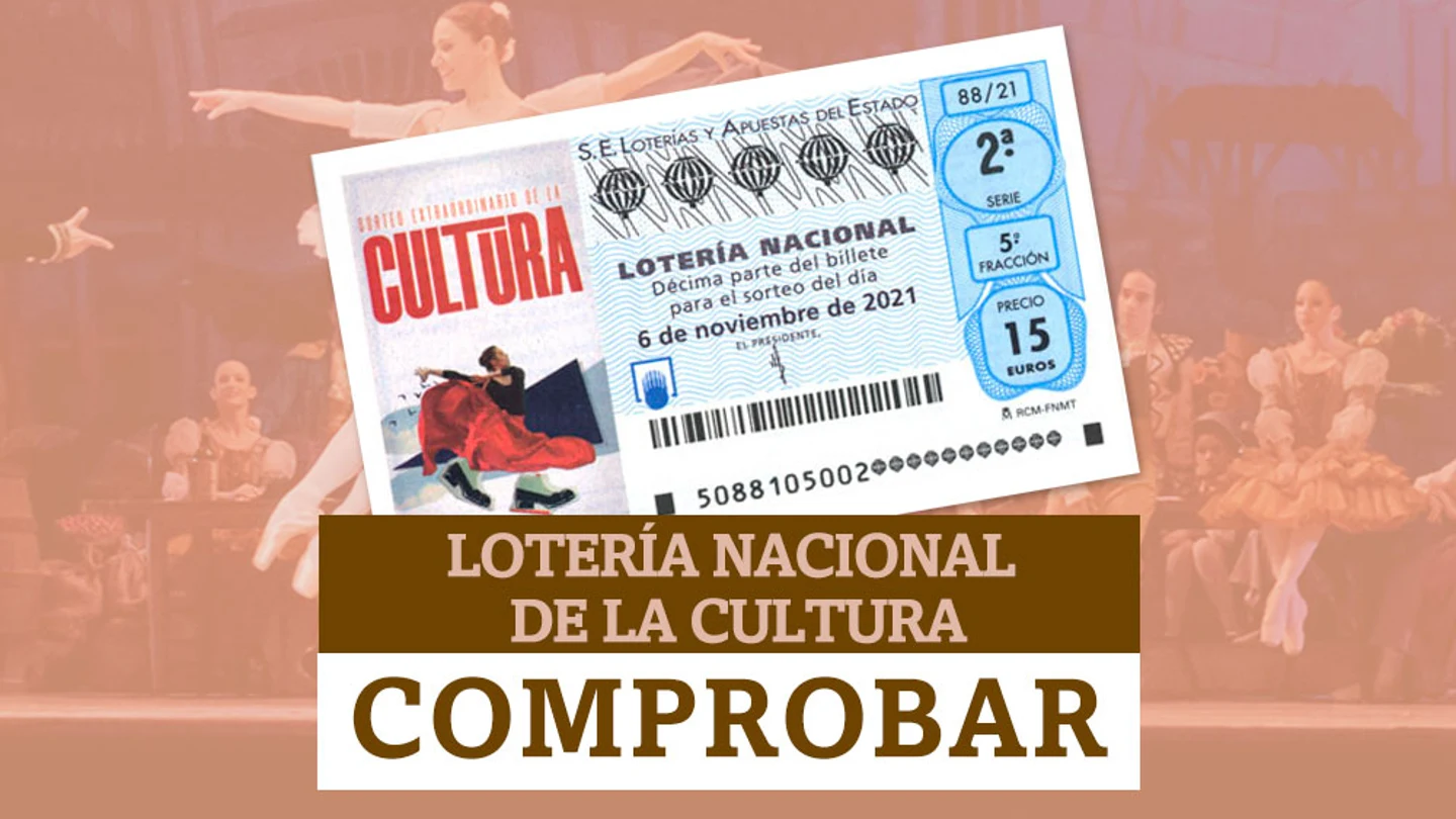 Comprobar Sorteo Extraordinario Lotería Nacional de la Cultura | Resultados de hoy, sábado 6 de noviembre Comprobar Sorteo Extraordinario Lotería Nacional de la Cultura | Resultados de hoy, sábado 6 de noviembre
