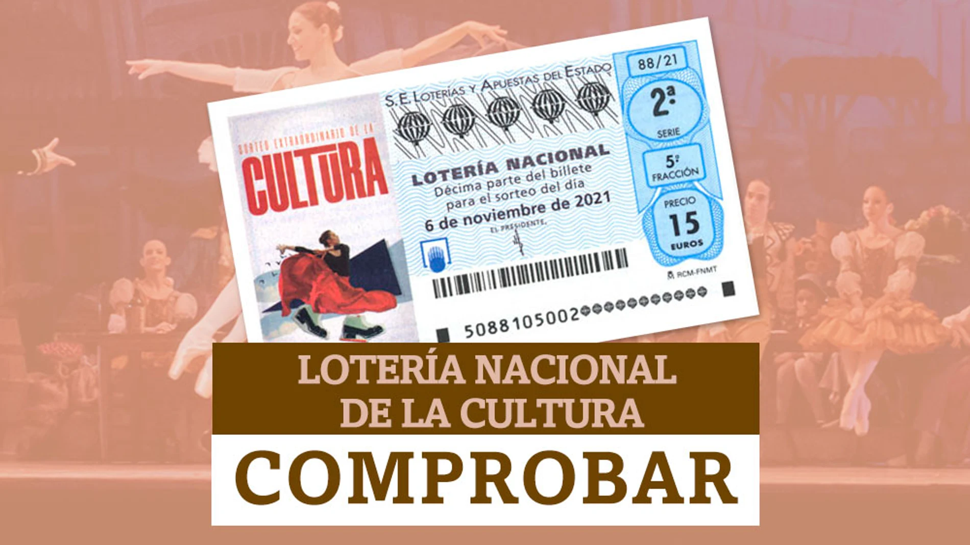 Comprobar Sorteo Extraordinario Lotería Nacional de la Cultura | Resultados de hoy, sábado 6 de noviembre