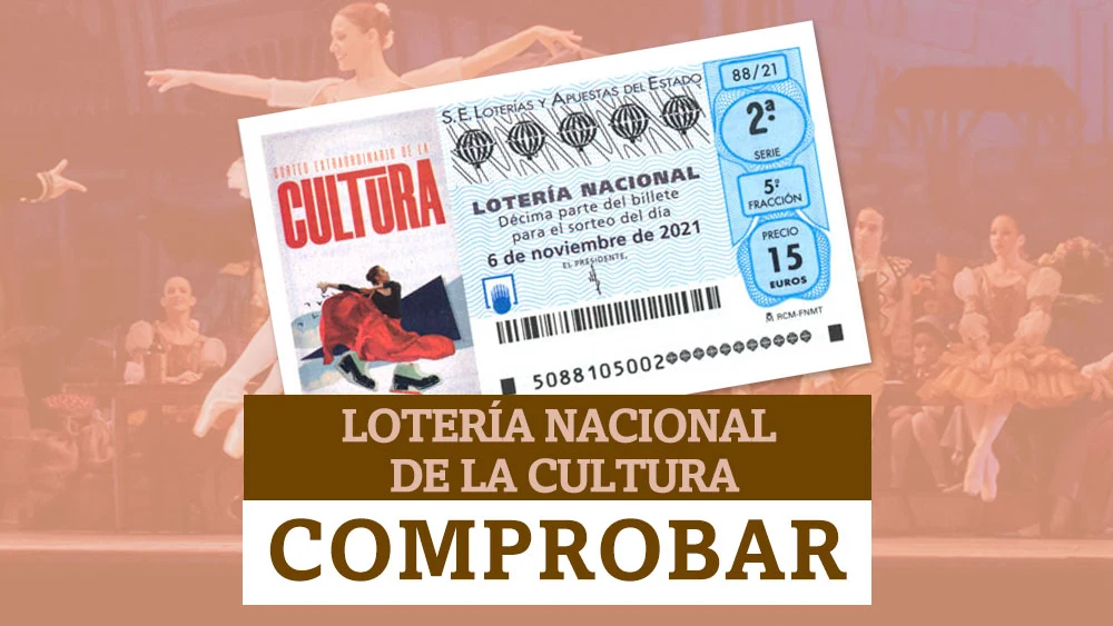 Comprobar Sorteo Extraordinario Lotería Nacional de la Cultura | Resultados de hoy, sábado 6 de noviembre