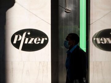 Imagen de archivo de la sede de la compañía Pfizer en Nueva York