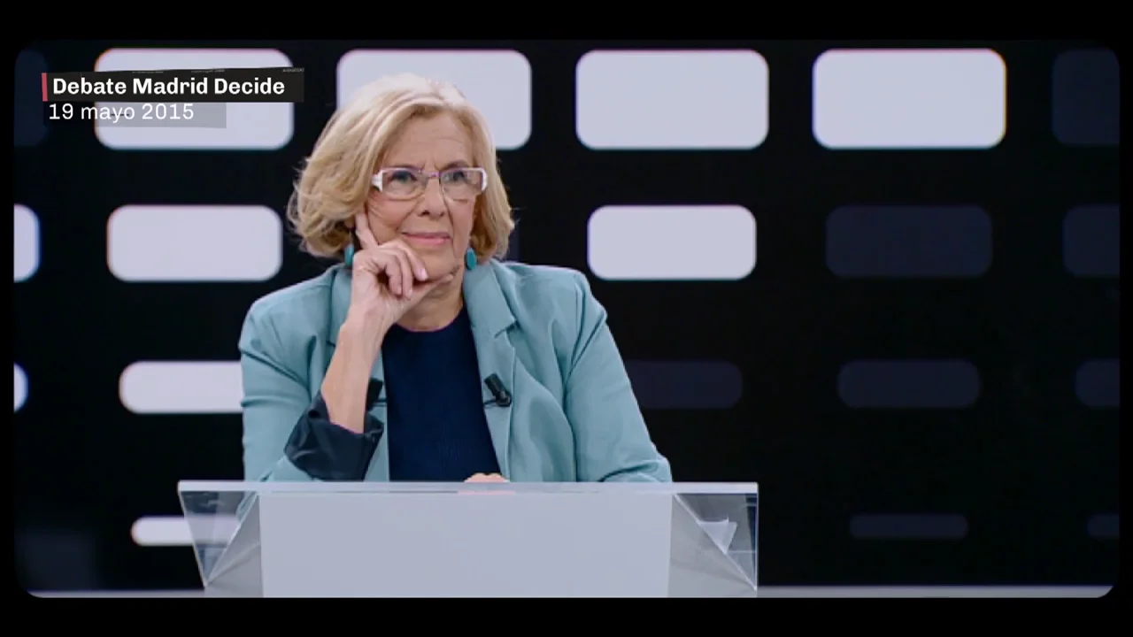 Así fue el dardo de Carmena a Aguirre en pleno debate: "Me da pena que te veas obligada a decir cosas que no son serias"