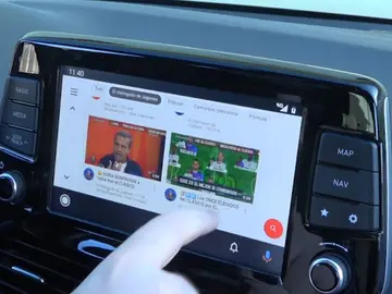 YouTube en la pantalla del coche YouTube en la pantalla del coche