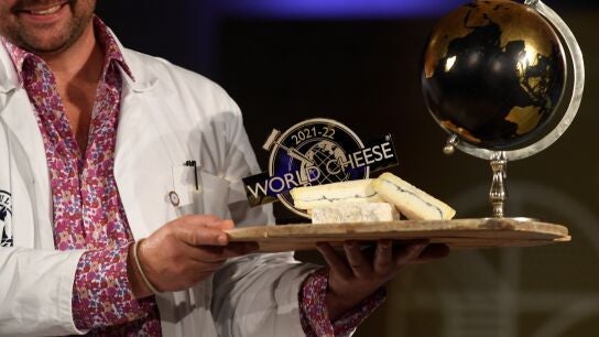 Imagen del queso 'Olavidia' en los World Cheese Awards 2021