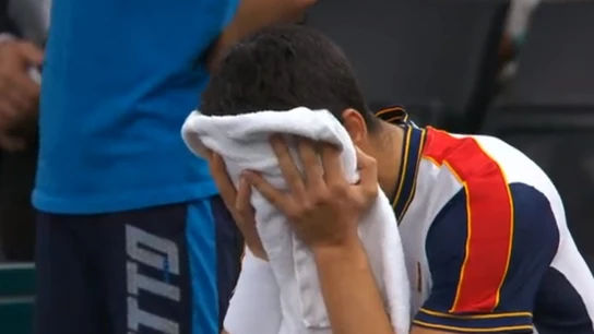 Carlos Alcaraz rompió a llorar en París Carlos Alcaraz rompió a llorar en París
