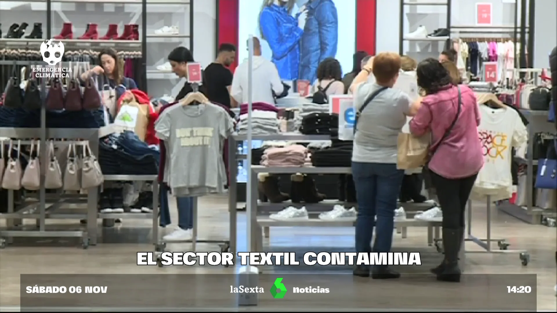 Imagen de una tienda de ropa