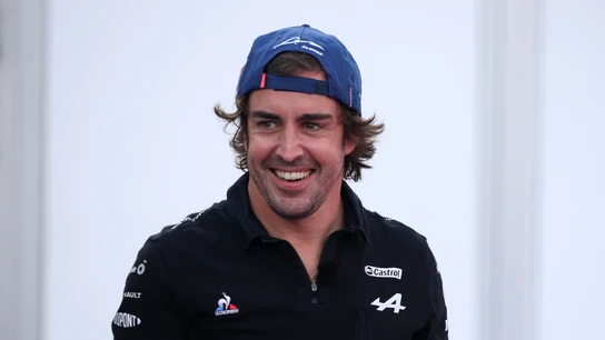 Fernando Alonso, sonriente Fernando Alonso, sonriente