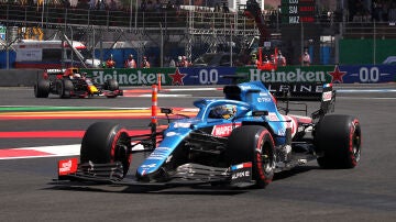 Fernando Alonso, en el GP de México