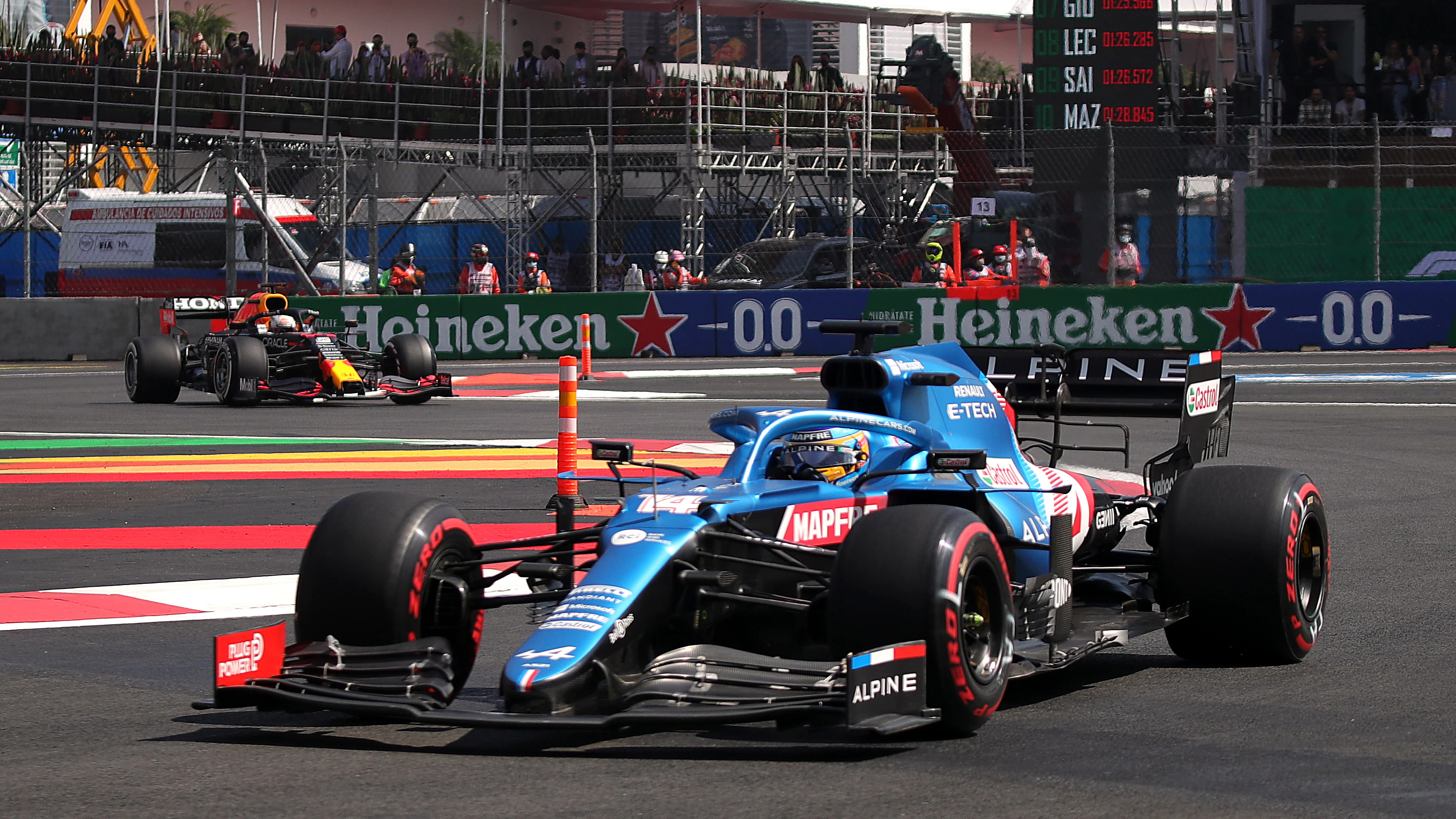 Fernando Alonso, en el GP de México