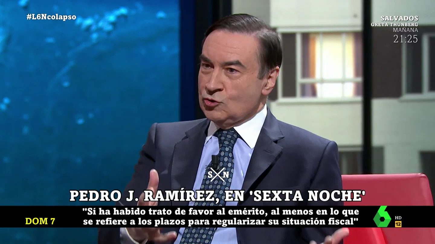 Pedro J. Ramírez en laSexta Noche Pedro J. Ramírez en laSexta Noche