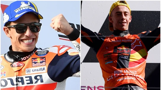 Marc Márquez y Pedro Acosta Marc Márquez y Pedro Acosta