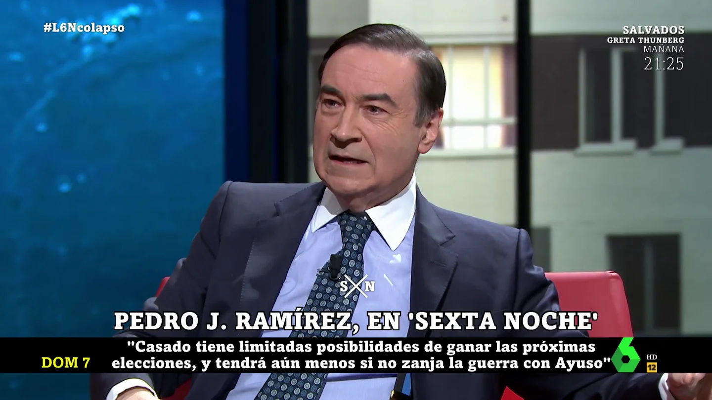 Pedro J. Ramírez en laSexta Noche Pedro J. Ramírez en laSexta Noche