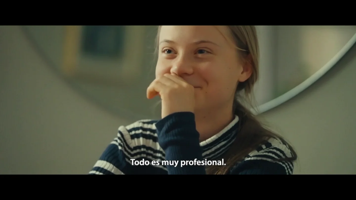 La risa de Greta Thunberg con Gonzo tras sorprenderle con esta confesión personal La risa de Greta Thunberg con Gonzo tras sorprenderle con esta confesión personal