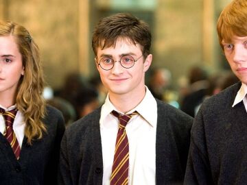 Emma Watson, Daniel Radcliffe y Rupert Grint en 'Harry Potter'