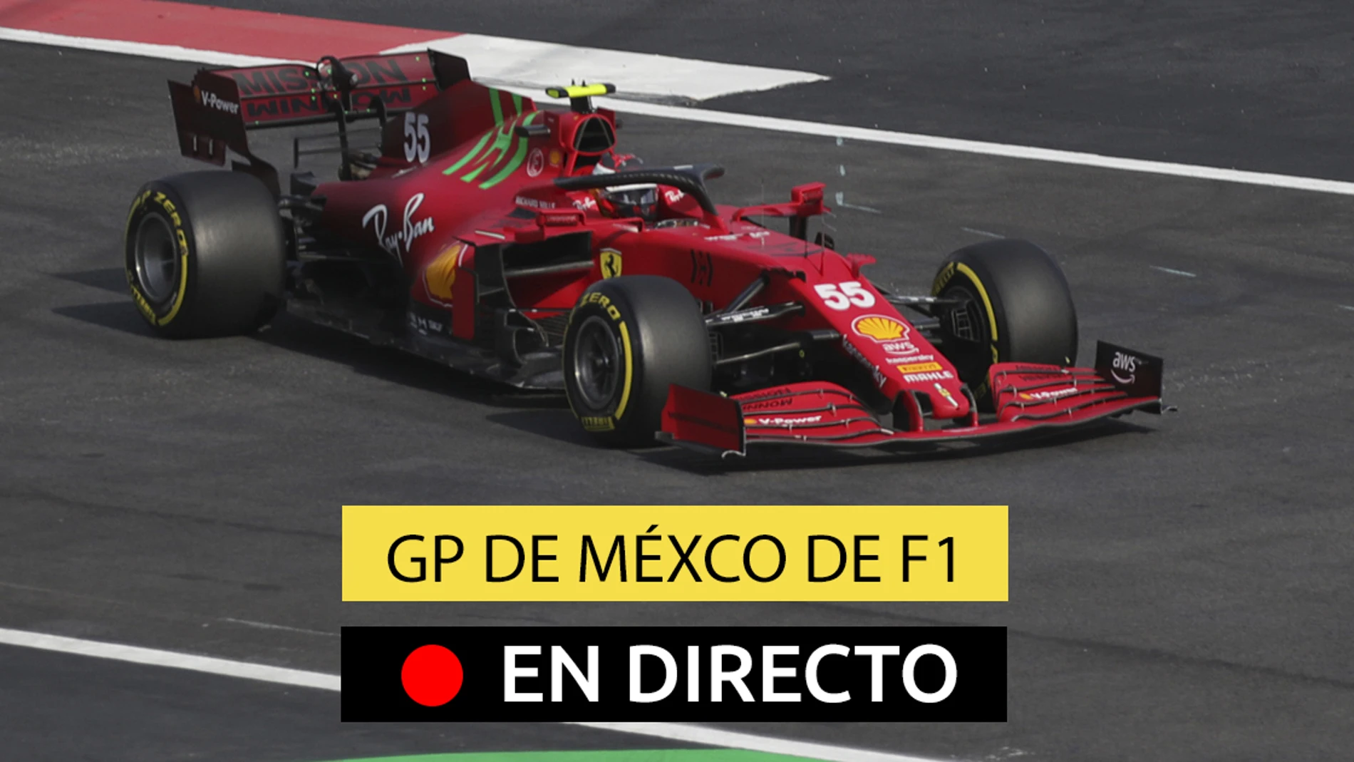 Carlos Sainz, en el GP de México