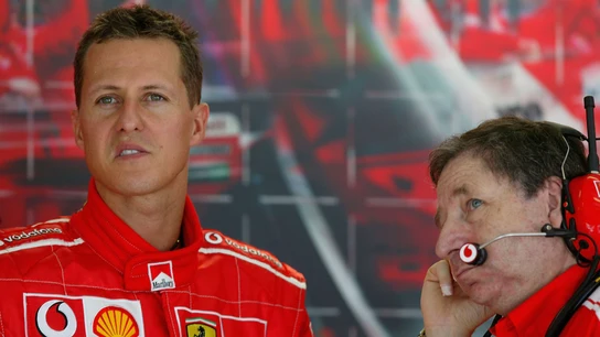 Michael Schumacher y Jean Todt Michael Schumacher y Jean Todt