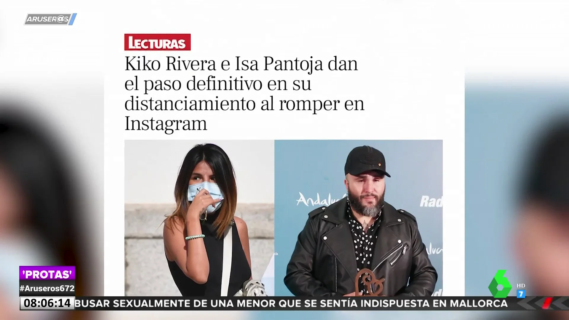 Isa Pantoja y Kiko Rivera