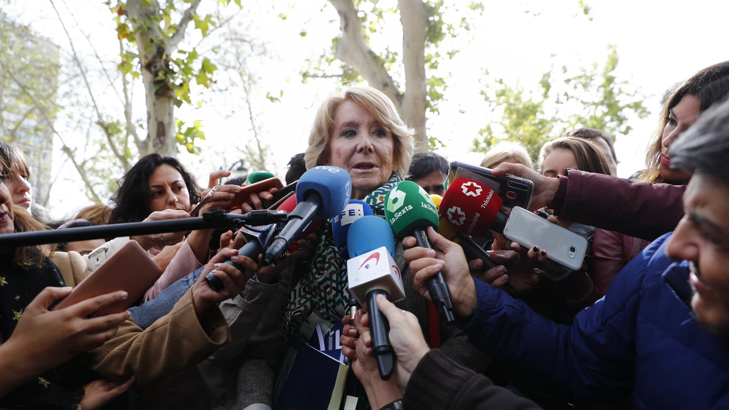 La expresidenta de la Comunidad de Madrid, Esperanza Aguirre. La expresidenta de la Comunidad de Madrid, Esperanza Aguirre.