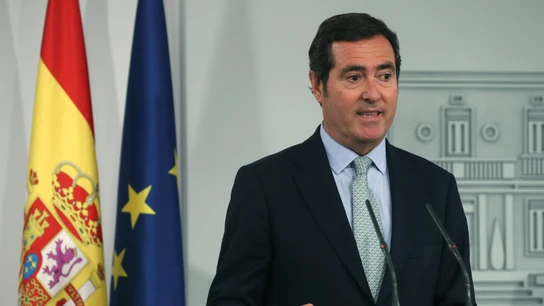 El presidente de la CEOE, Antonio Garamendi El presidente de la CEOE, Antonio Garamendi