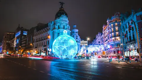 Bola de Navidad de Madrid Luces de Madrid en Navidad
