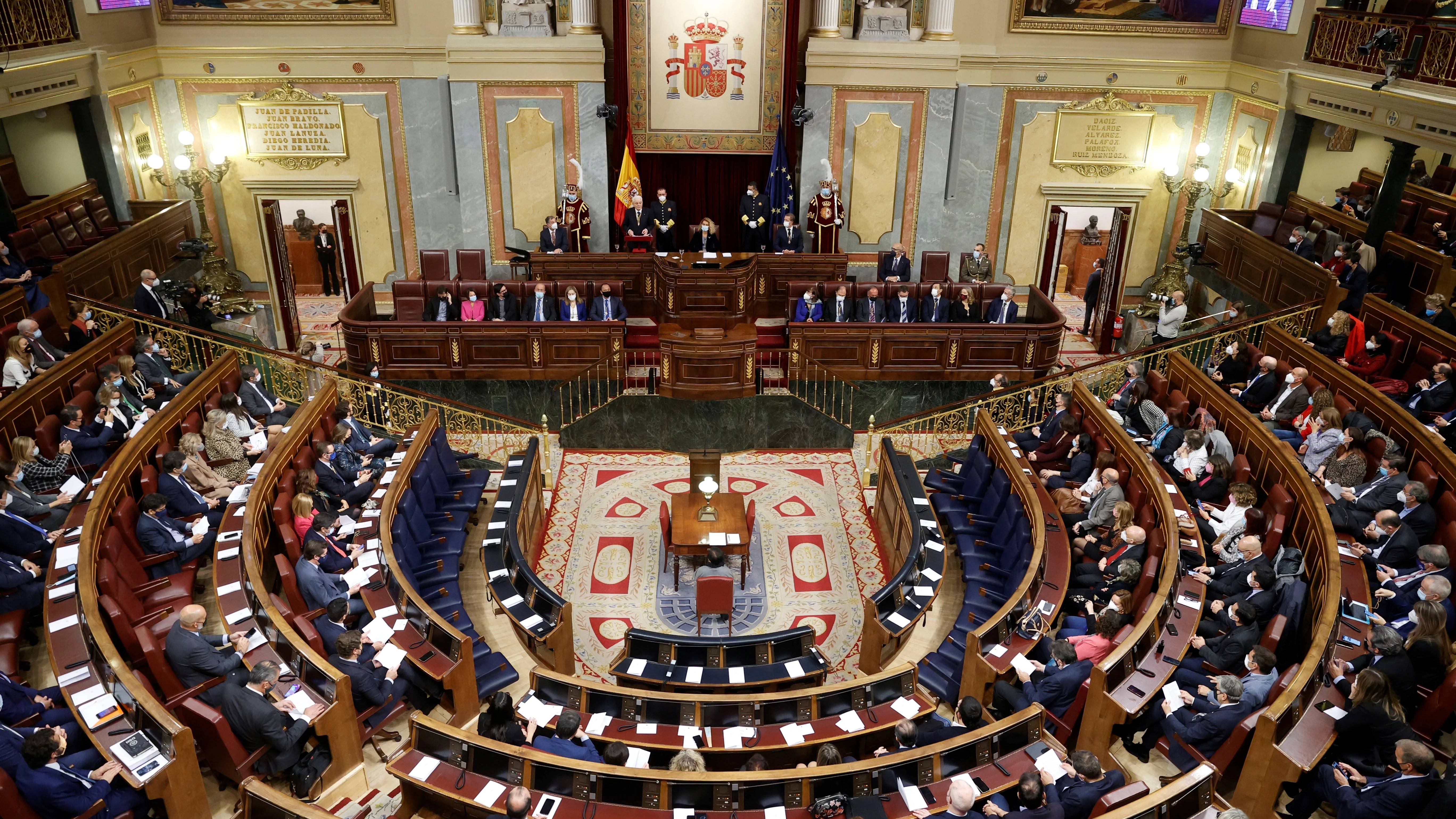 Vista general del Congreso de los Diputados.