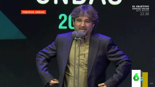 La cómica confesión de Jordi Évole sobre el motivo por el que Roberto Leal estaba sin americana en los Ondas La cómica confesión de Jordi Évole sobre el motivo por el que Roberto Leal estaba sin americana en los Ondas