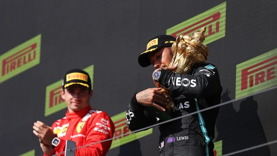 Charles Leclerc y Lewis Hamilton Charles Leclerc y Lewis Hamilton