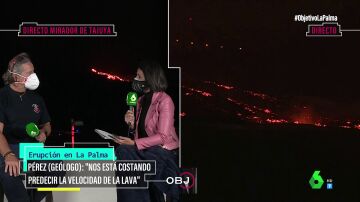 El geólogo Raúl Pérez, "sorprendido" por los cambios de las últimas horas en la erupción del volcán de La Palma: "Vuelve a tener fuerza"