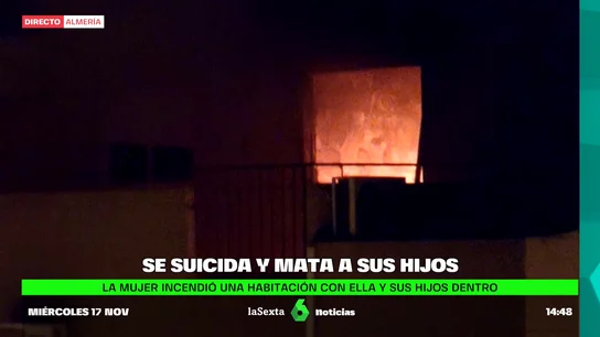Una mujer mata a sus dos hijos y se suicida provocando un incendio en su vivienda en Almería Una mujer mata a sus dos hijos y se suicida provocando un incendio en su vivienda en Almería