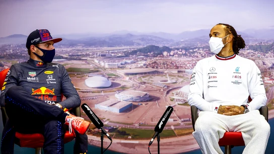 Max Verstappen y Lewis Hamilton Max Verstappen y Lewis Hamilton