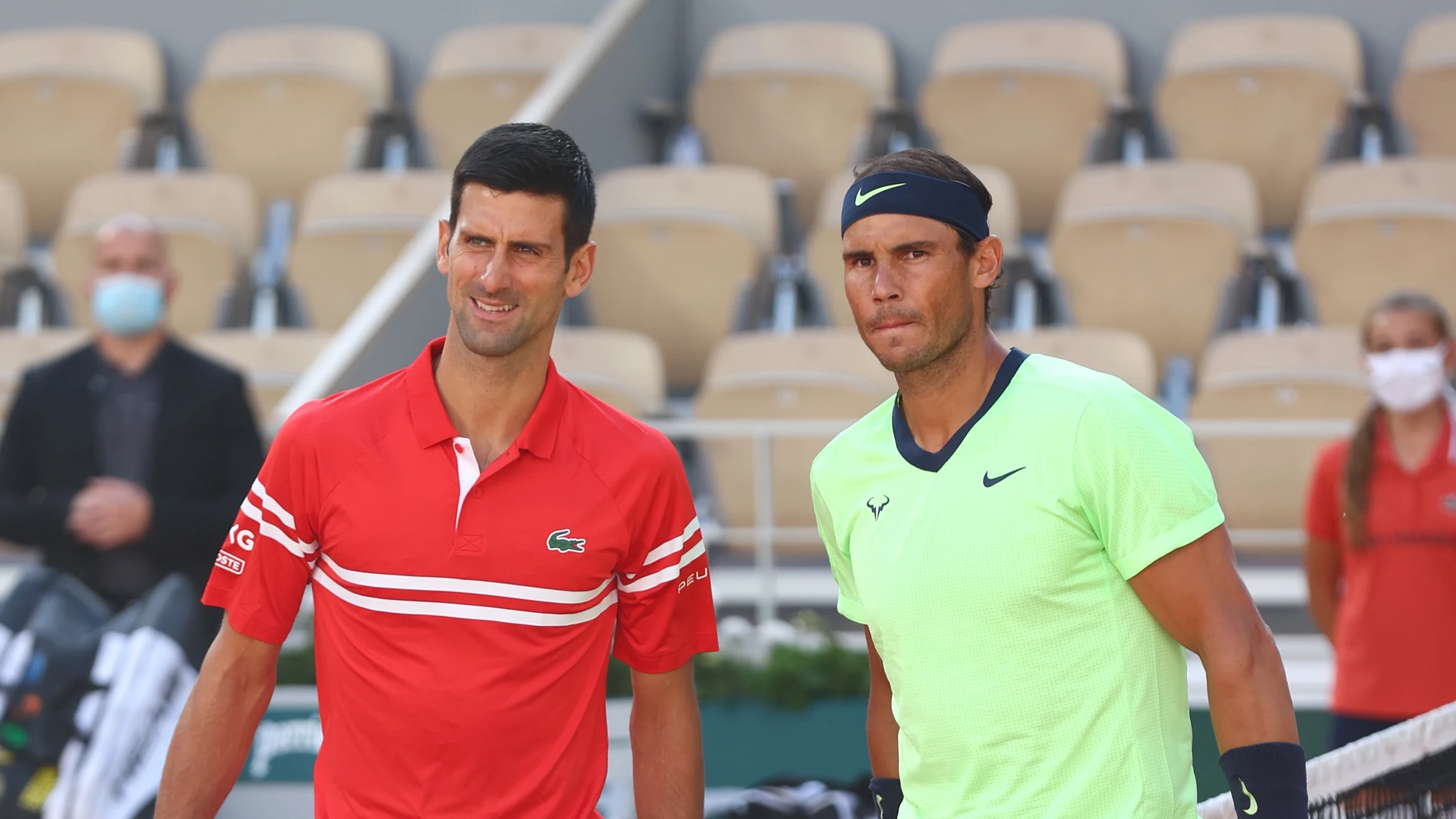 Rafa Nadal y Novak Djokovic