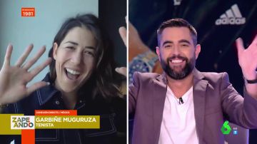 Garbiñe Muguruza celebra en Zapeando ser la primera española en ganar la Copa de Maestras: "Solo queríamos beber"