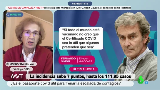 MargaritaLlamamientoVacuna MargaritaLlamamientoVacuna