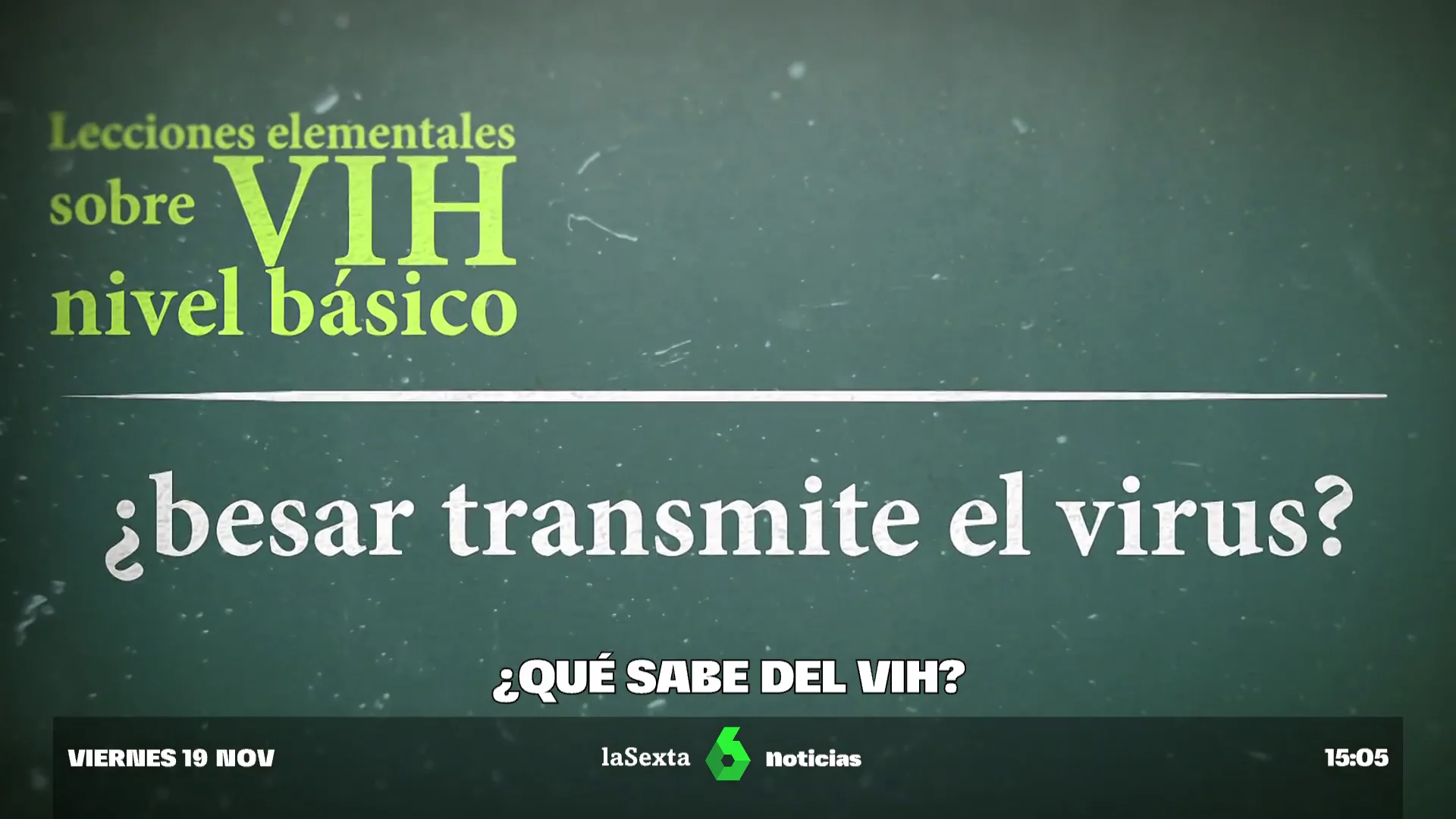 Lecciones elementales sobre VIH nivel básico: imprescindibles para acabar con el desconocimiento