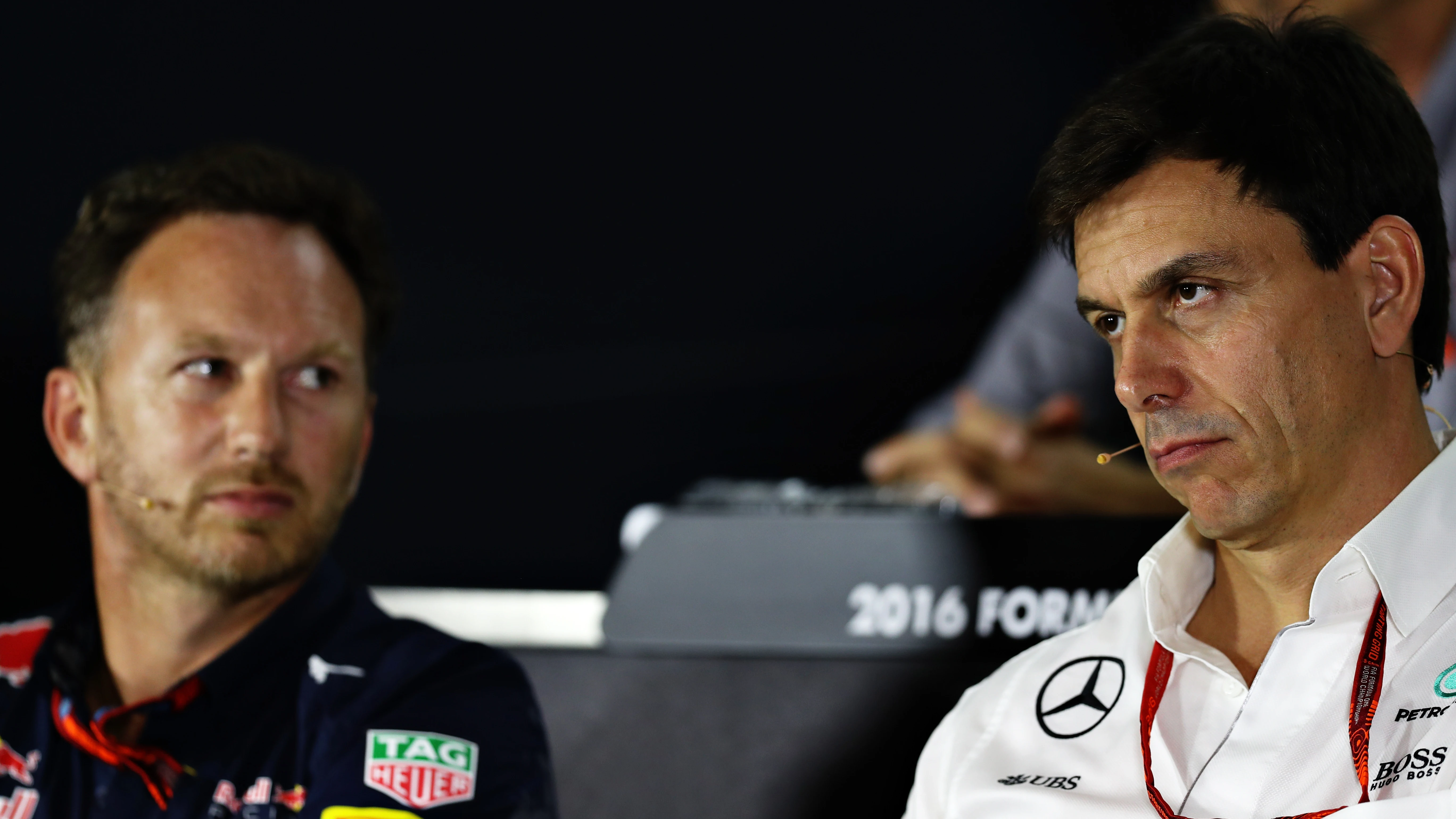 Toto Wolff y Christian Horner