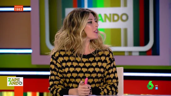 El peinado de "leona" de Valeria Ros causa sensación en Zapeando El peinado de "leona" de Valeria Ros causa sensación en Zapeando