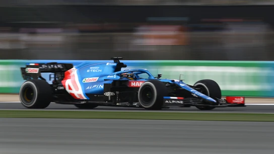Fernando Alonso, con el Alpine en Catar Fernando Alonso, con el Alpine en Catar