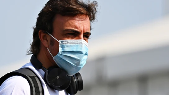 Fernando Alonso, en Losail Fernando Alonso, en Losail