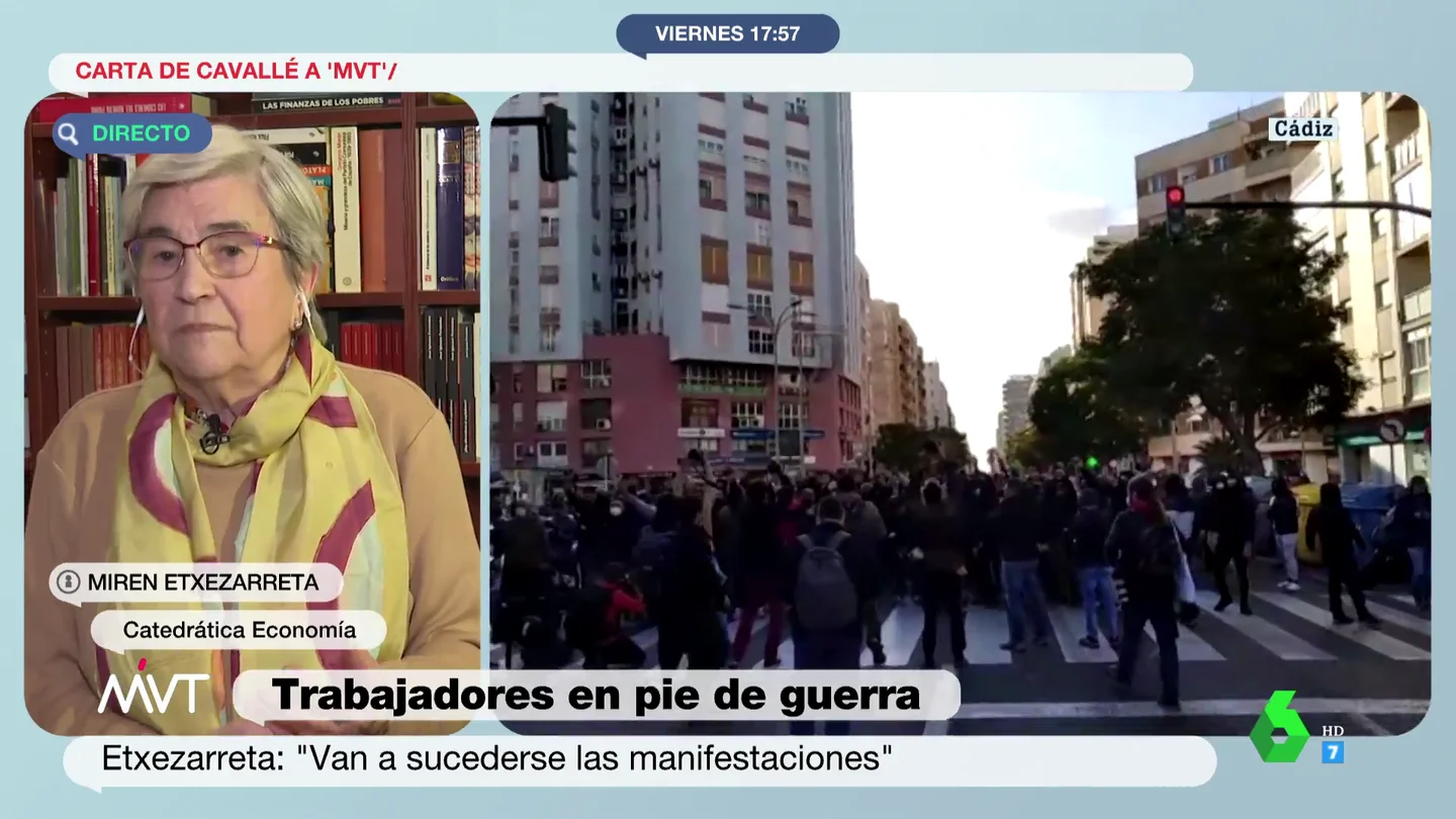 Miren Etxezarreta, catedrática en Economía Miren Etxezarreta, catedrática en Economía