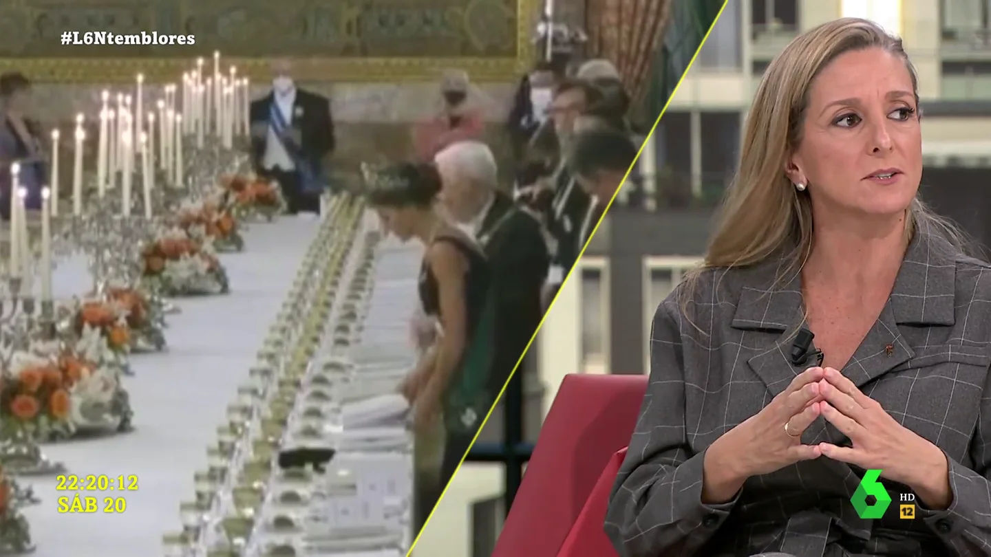 Los expertos analizan el gesto de la reina Letizia al dejar su mascarilla bajo el plato Los expertos analizan el gesto de la reina Letizia al dejar su mascarilla bajo el plato