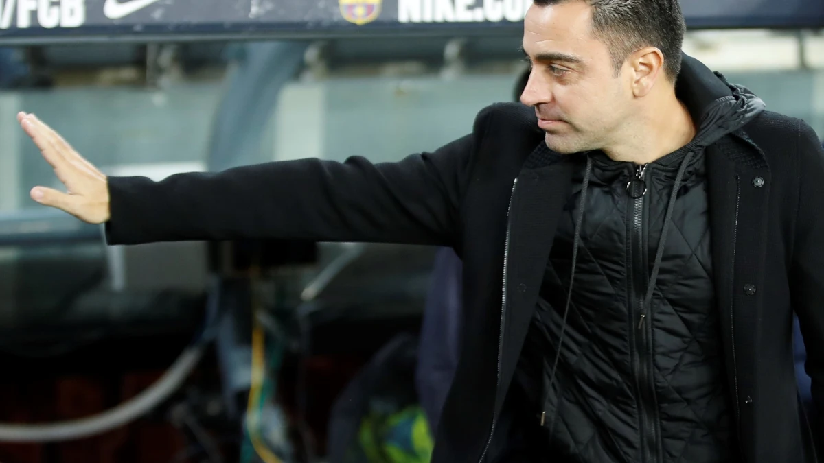 Xavi, entrenador del Barça